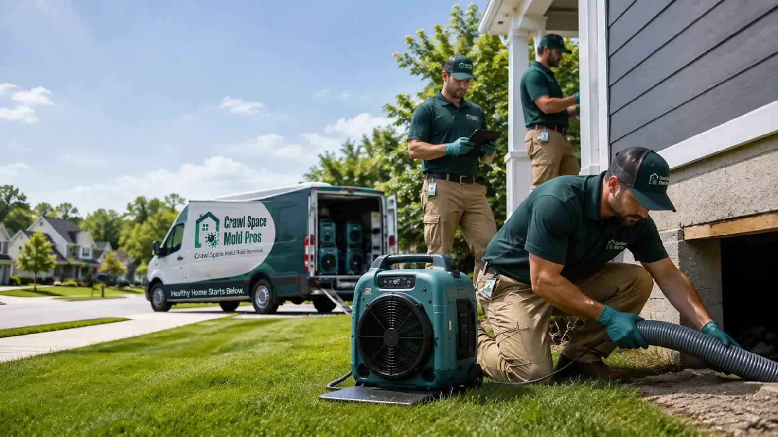 Crawl Space Mold Removal in Bennington, KS